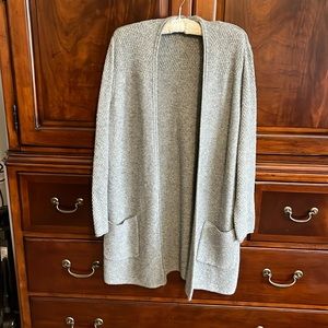 JJill medium long gray sweater